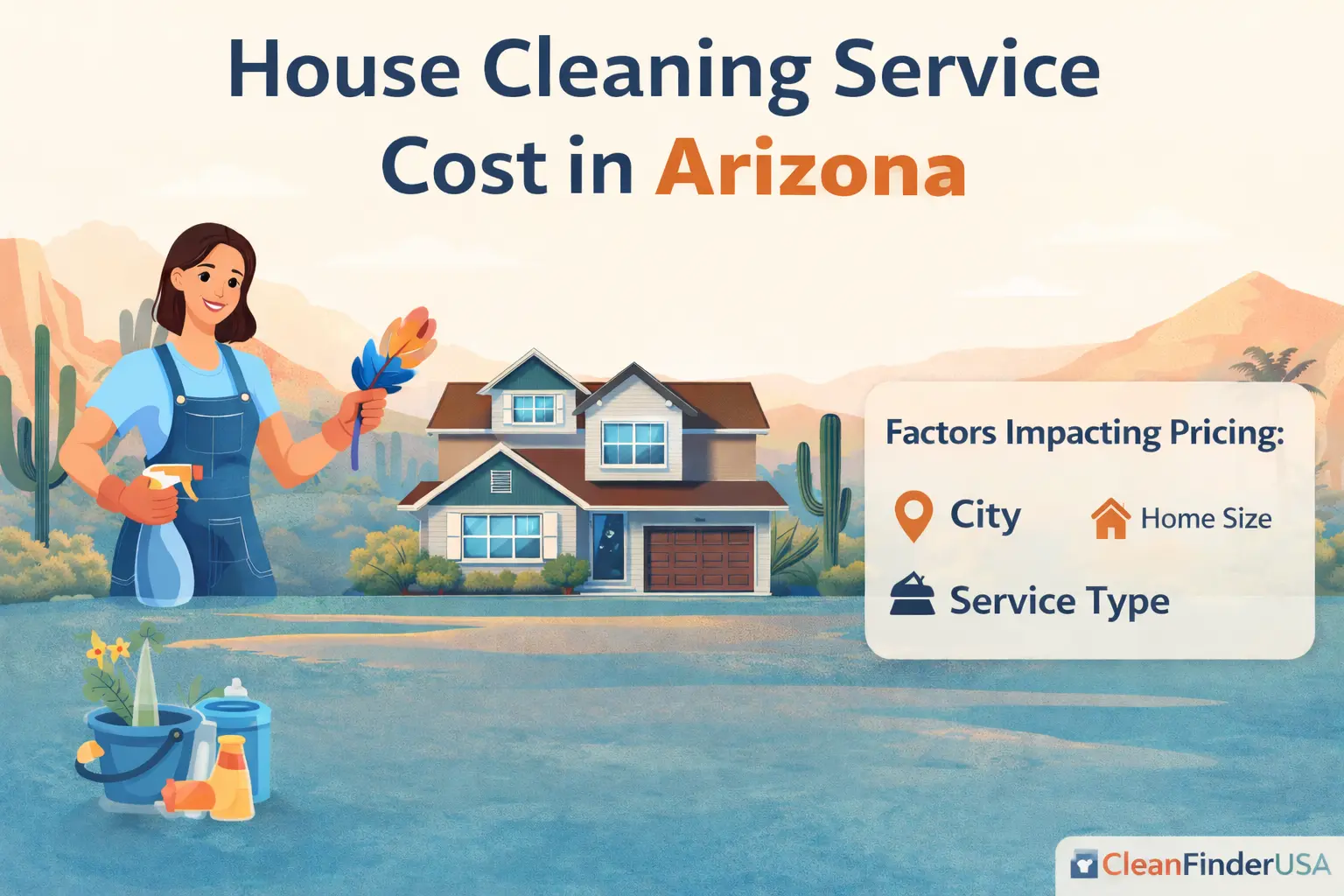 How Much Does a House Cleaning Service Cost in Arizona? 2026 Pricing Guide