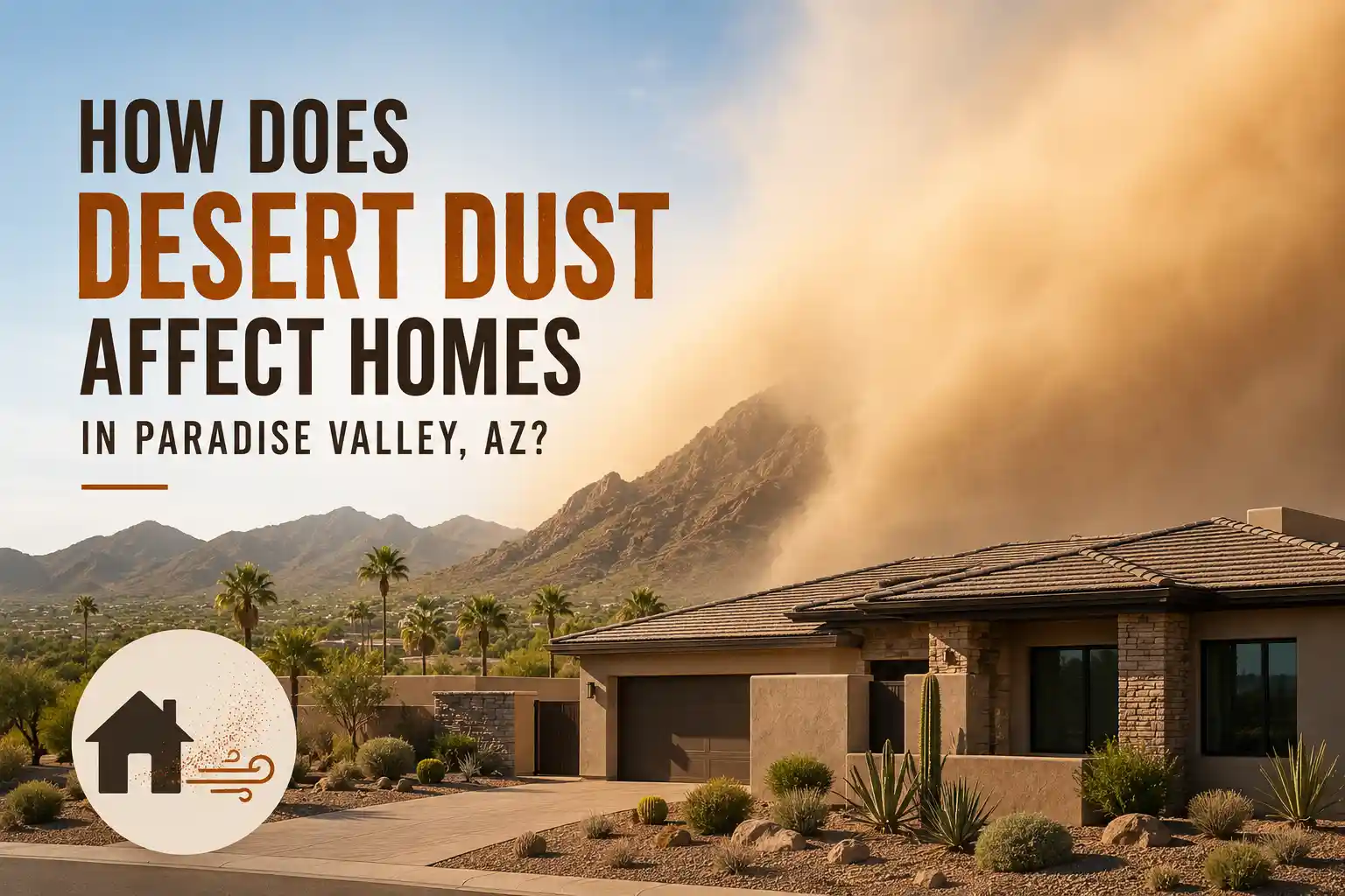 How Does Desert Dust Affect Homes in Paradise Valley, AZ? A Local Guide
