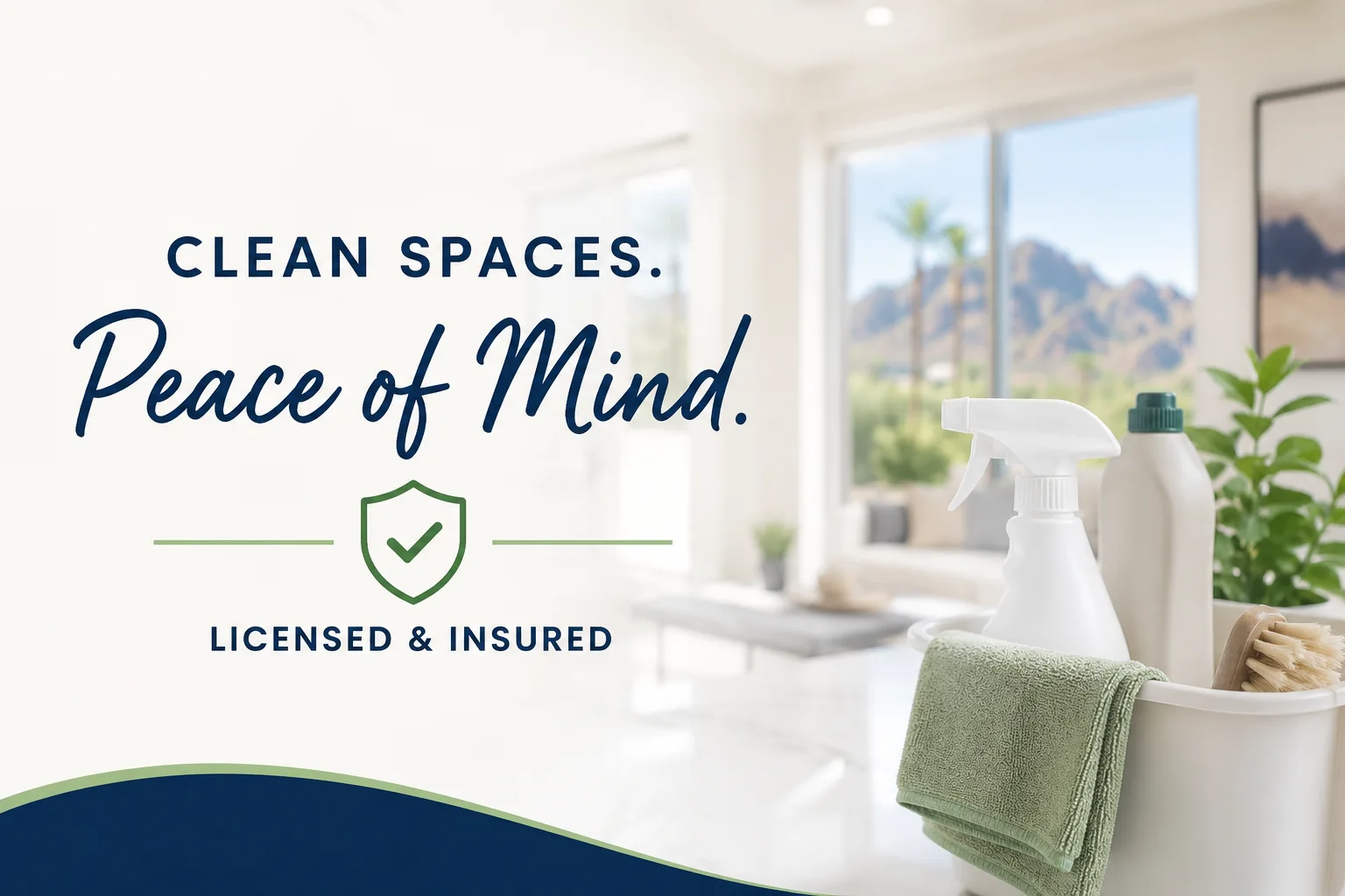 Are Cleaners in Paradise Valley Licensed and Insured in Arizona?